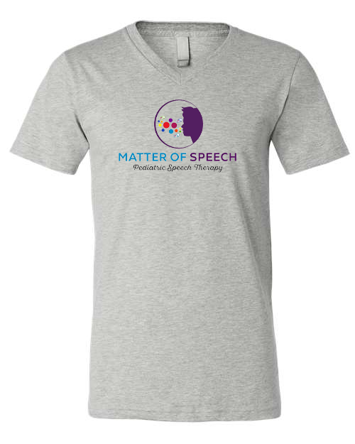 Custom Shirt: Matter of Speech Tee Heather Gray CVC