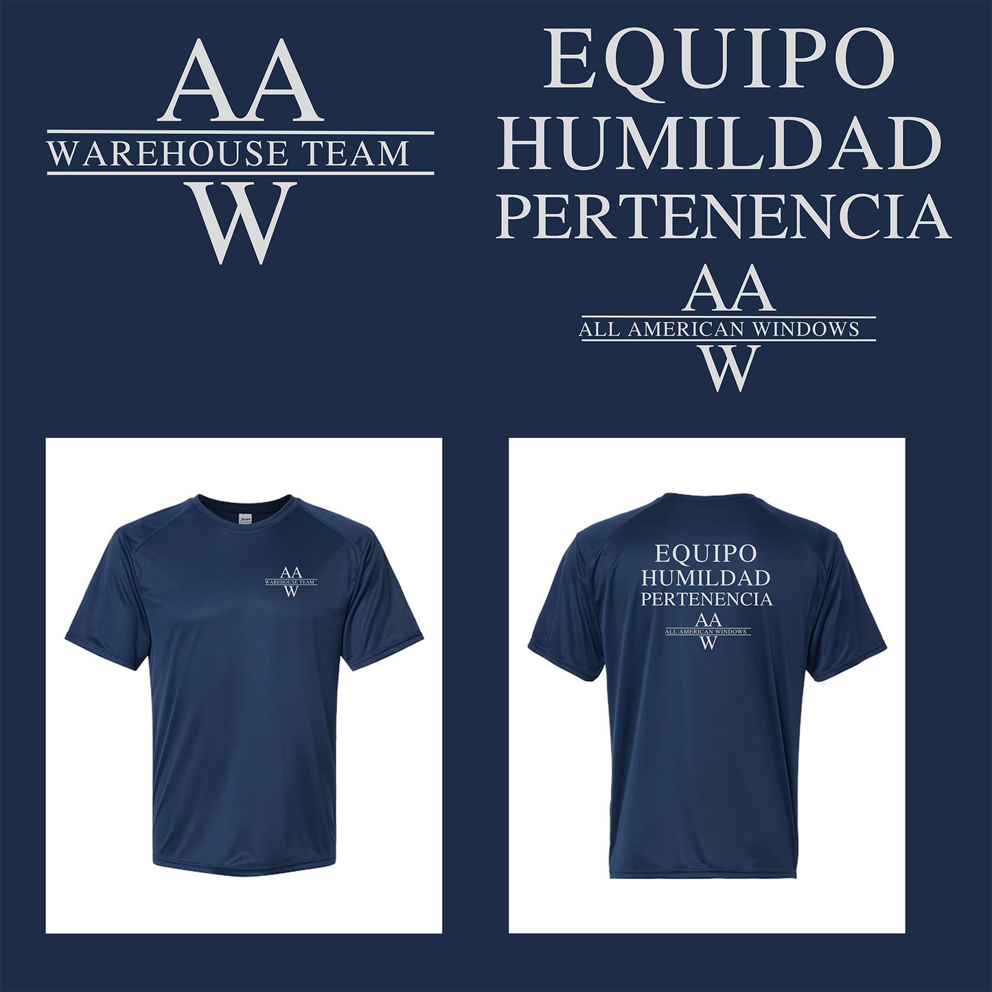 AAW - AAW Warehouse Team Shirt - Equipo Humilidad Pertenencia