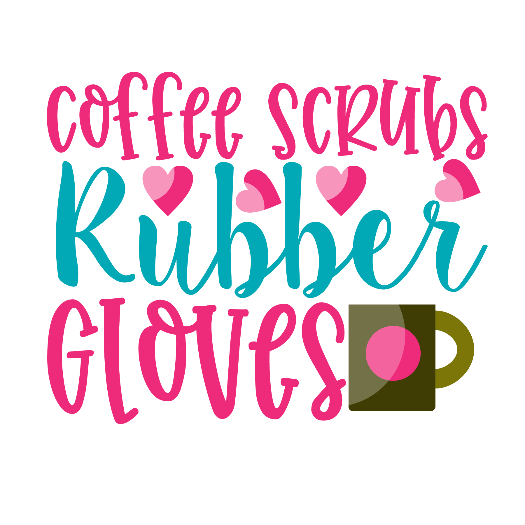  HASFINE Coffee Scrubs and Rubber Gloves Retractable