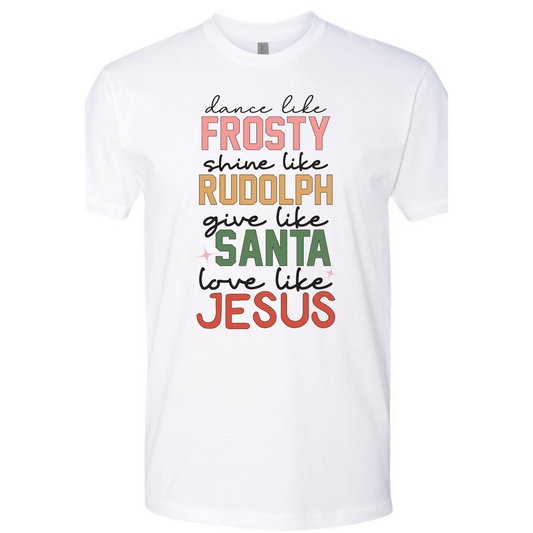 Frosty, Rudolph, Santa, Jesus