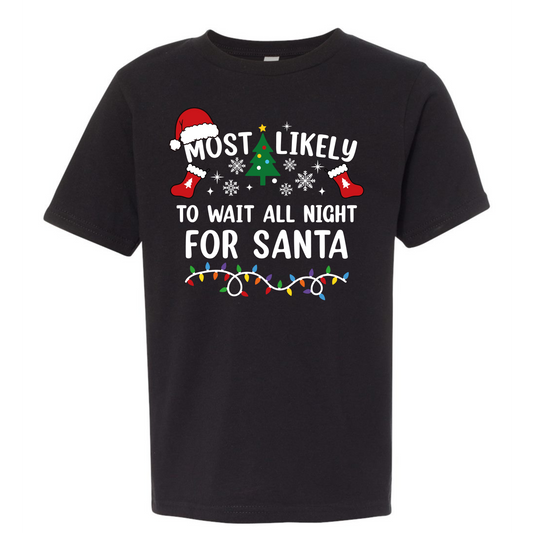 Most likely to wait all night for Santa