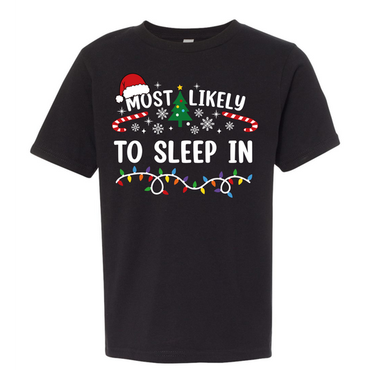 Most likely to sleep in