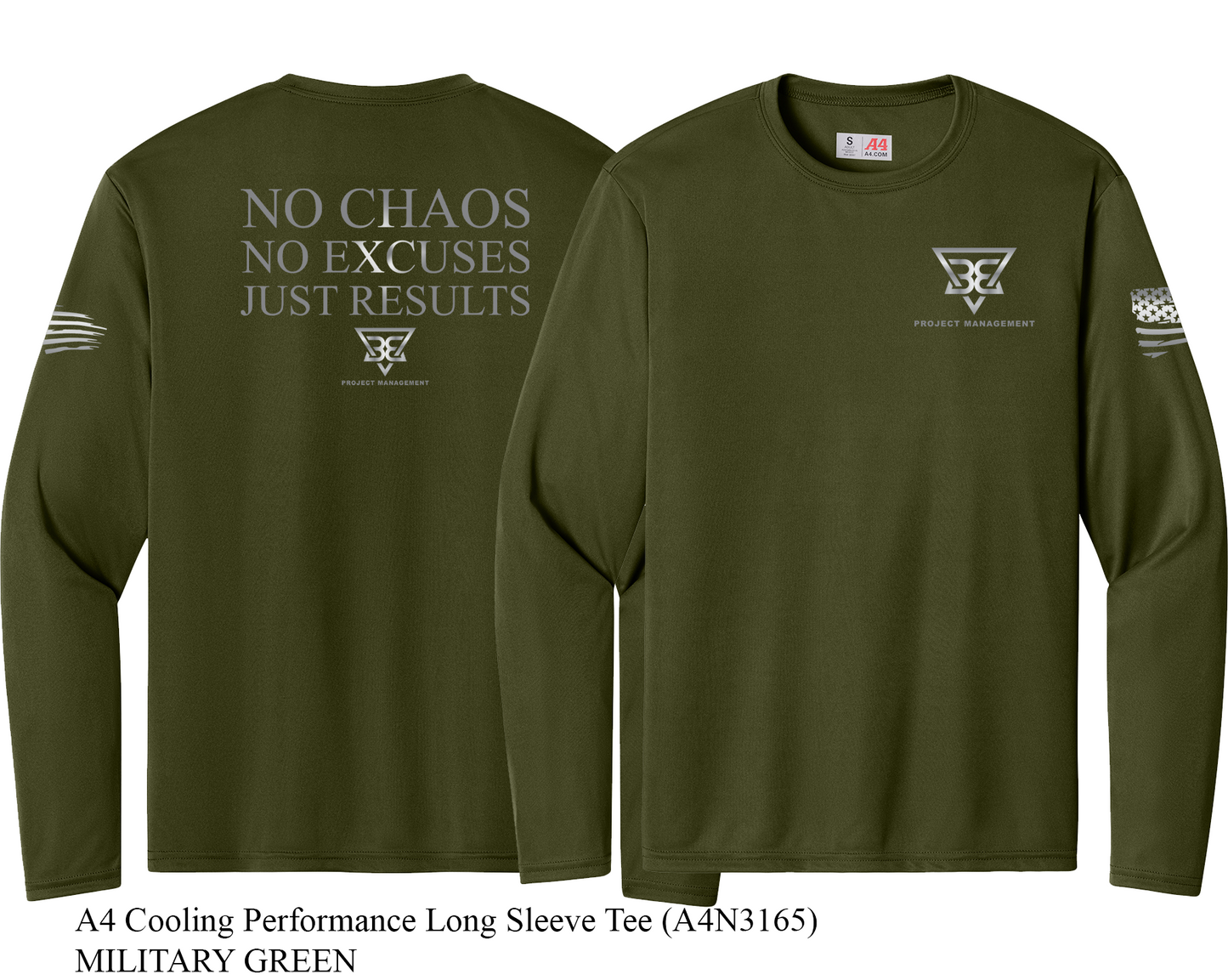 AAW - BNB Project Management Long Sleeve Green Shirt