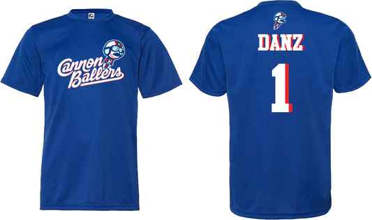 Custom: Cannonballers Baseball Shirt (All American Windows)