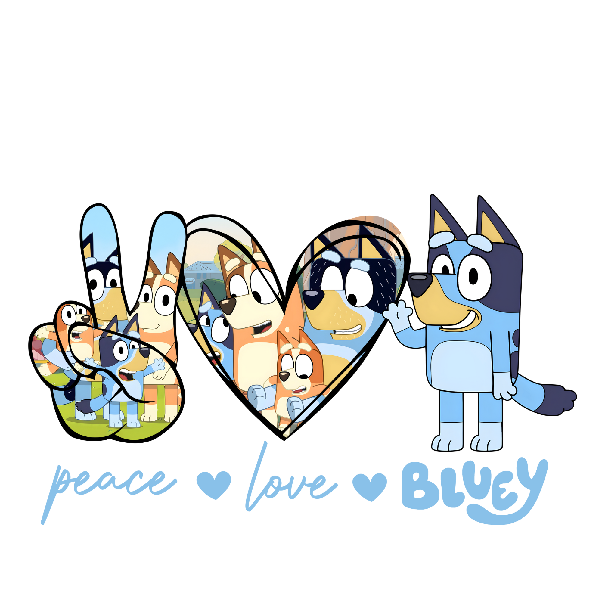 Peace Love & Bluey – South Florida DTF