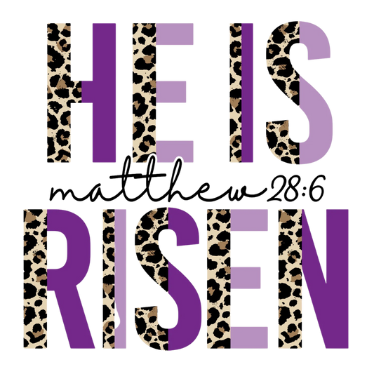 He is Risen Purple