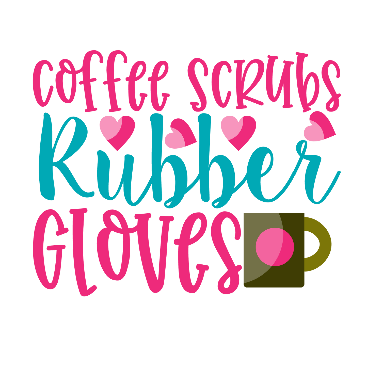 Coffee Scrubs & Rubber Gloves 1